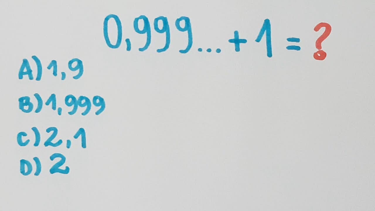 Thumbnail: 🔥 HELP MATEMÁTICA BÁSICA - 0,999... vale quanto?