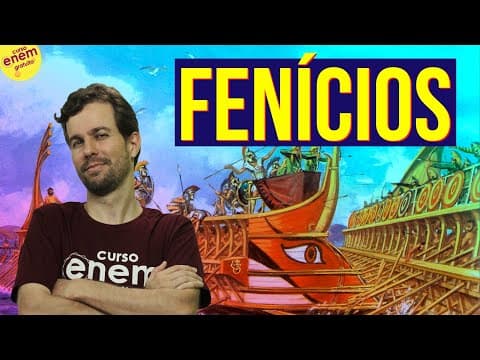 Thumbnail da aula: FENÍCIOS E A CIVILIZAÇÃO FENÍCIA: Resumo de História para o Enem. Prof Felipe de Oliveira
