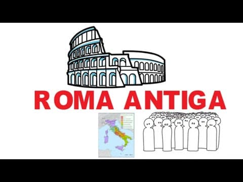 Thumbnail da aula: ROMA ANTIGA - MONARQUIA REPÚBLICA E IMPÉRIO