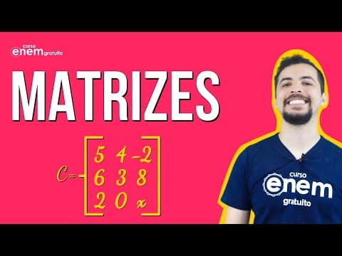 Thumbnail da aula: MATRIZES | Resumo de Matemática para o Enem