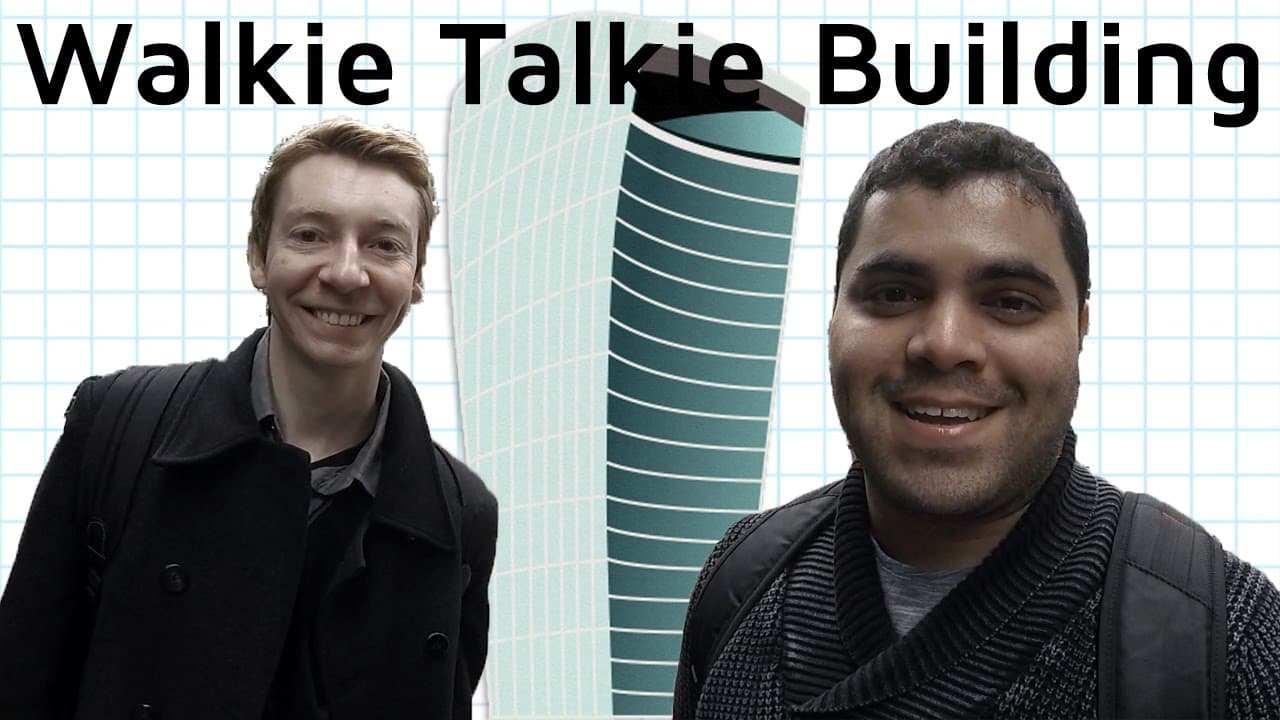 Thumbnail: O que uma parábola, um prédio e o farol do seu carro têm em comum? feat. James Grime