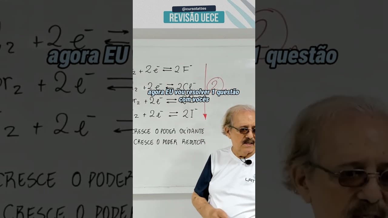 Thumbnail: Química para Uece com professor Hamilton Andrade