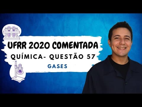 Thumbnail da aula: UFRR 2020 - Química - Q. 57 | A queimada de floresta na Amazônia brasileira | Profº Wilson Botelho