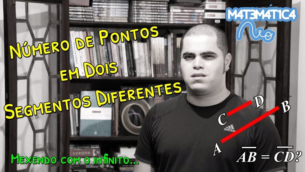 Thumbnail: Número de Pontos em Dois Segmentos Diferentes ou Comparação de Infinitos | Matemática Rio