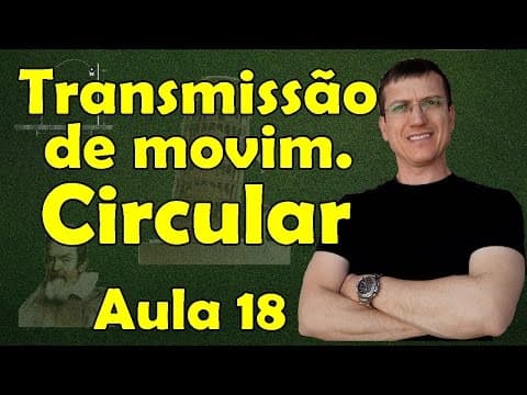 Thumbnail da aula: Transmissão de Movimento Circular - Cinemática Escalar - Aula 18 - Porf. Marcelo Boaro