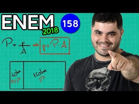 Thumbnail da aula: 🔥 ENEM 2018 Matemática 158 👉🏻 Área Mínima em Hectare e Regra de Três