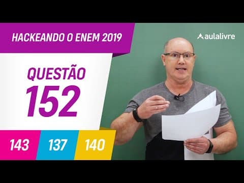 Thumbnail da aula: Enem 2019 | Matemática: Logaritmo | Questão 152 (Cinza)