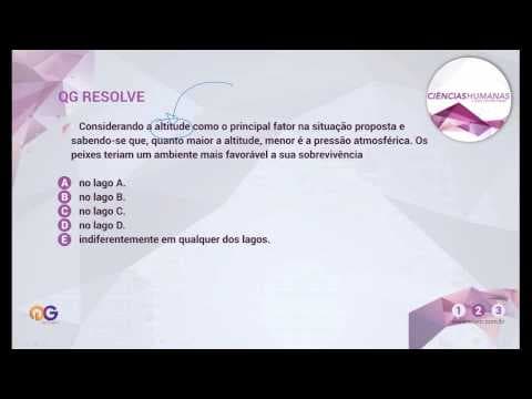 Thumbnail da aula: Geografia - Solubilidade de gases | QG Resolve
