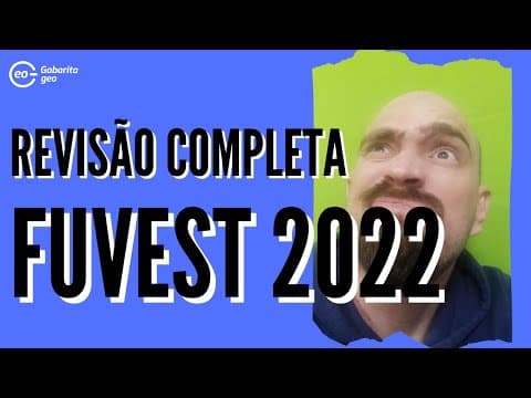 Thumbnail da aula: REVISÃO | FUVEST 2022 | HISTÓRIA GERAL | RESUMO