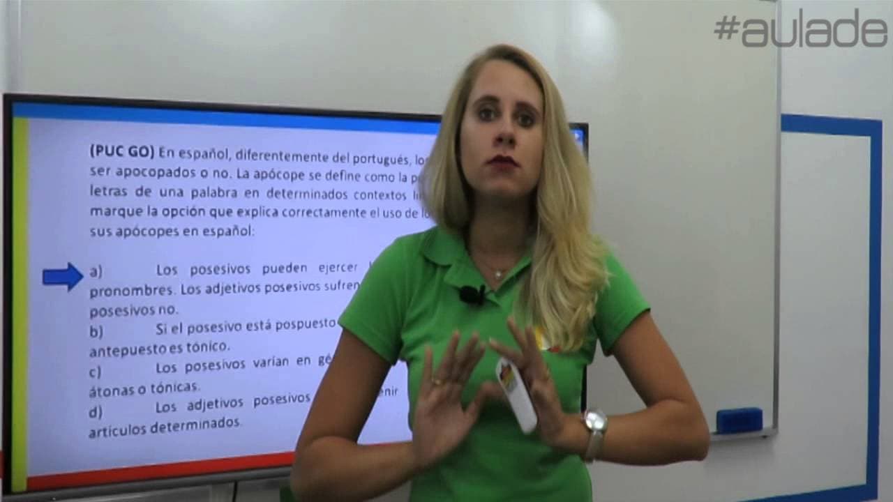 Thumbnail: Espanhol - Resolución de cuestiones: posesivos II