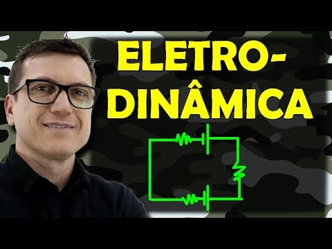 Thumbnail da aula: CIRCUITOS ELÉTRICOS - ELETRODINÂMICA - #MILITAR2021 - Parte 3