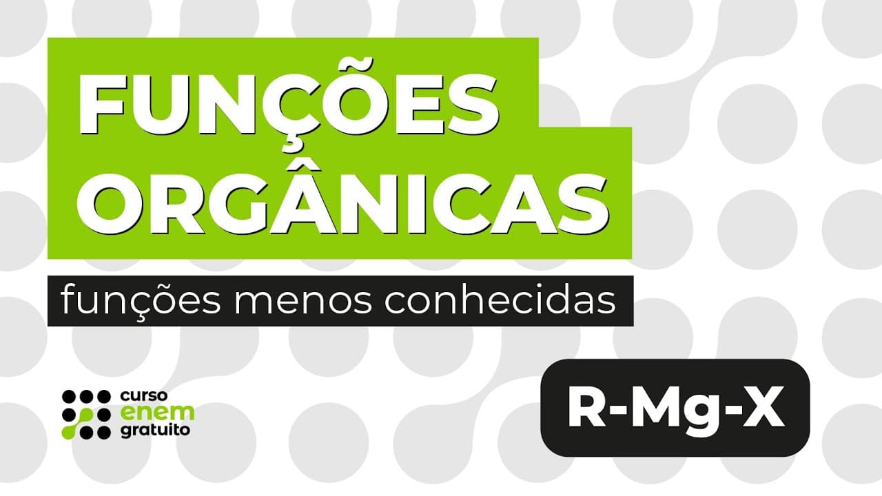 Thumbnail: FUNÇÕES ORGÂNICAS: funções menos conhecidas | Química para o Enem | Felipe Sobis