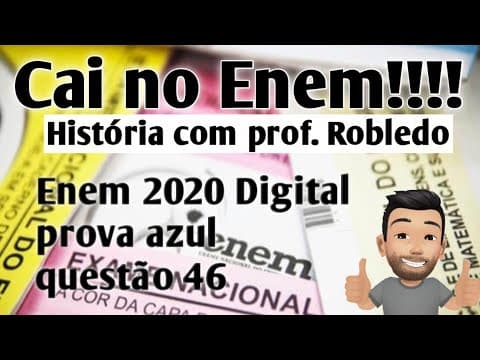 Thumbnail da aula: Enem 2020 - abolição da escravidão