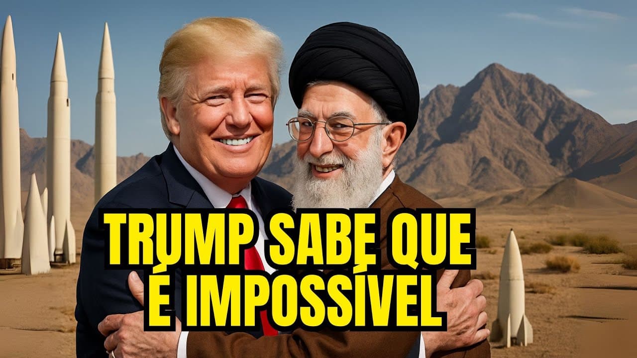 Thumbnail: Por que os Estados Unidos não invadem o Irã? MEDO? INTERESSE?
