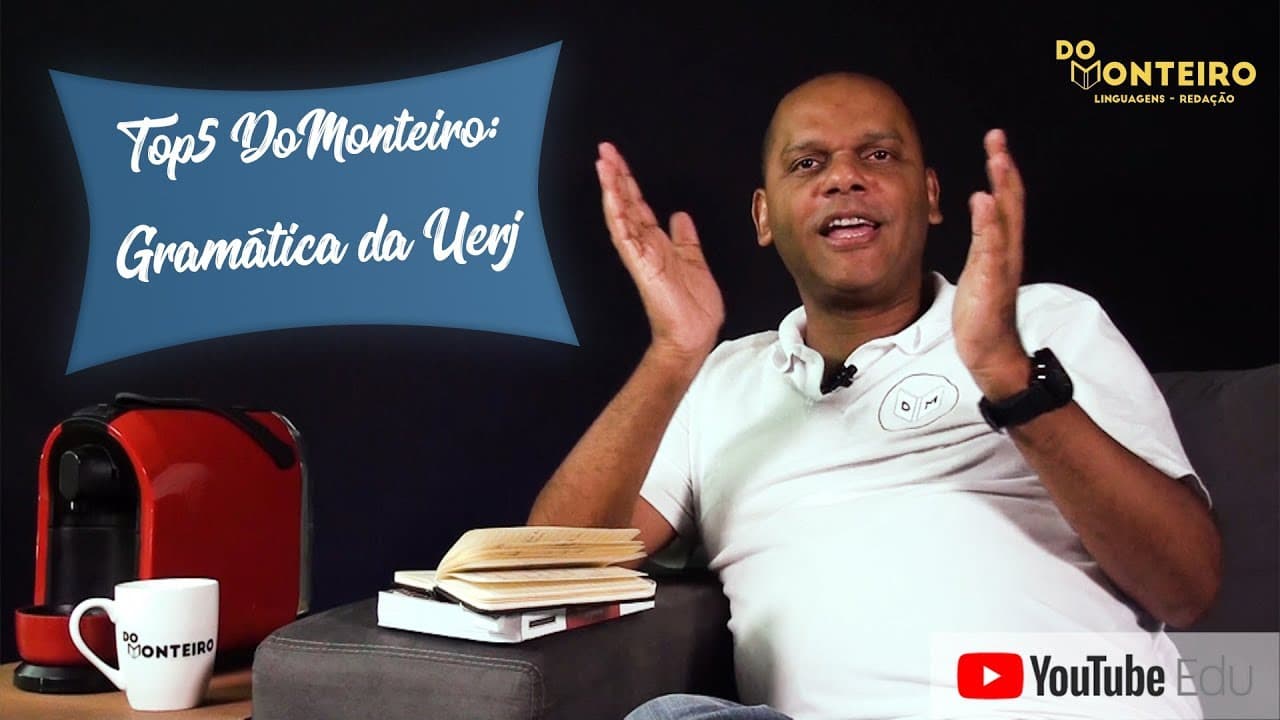 Thumbnail: TOP5 GRAMÁTICA NA UERJ | LISTA DOMONTEIRO UERJ