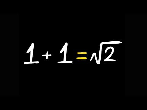 Thumbnail da aula: A GEOMETRIA dos NÚMEROS (como 1 + 1 pode dar qualquer coisa entre 0 e 2)