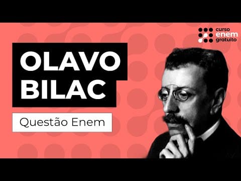 Thumbnail da aula: OLAVO BILAC | Literatura para o Enem | Camila Brambilla