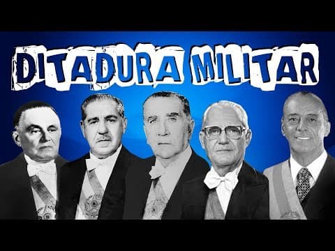 Thumbnail da aula: DITADURA MILITAR PARA O ENEM - Aula #17