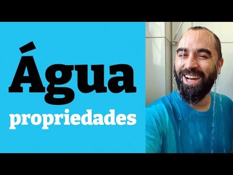 Thumbnail da aula: Propriedades da Água (Componentes químicos dos seres) - Aula 2 - Mód 1 - Bioquímica - Prof Guilherme