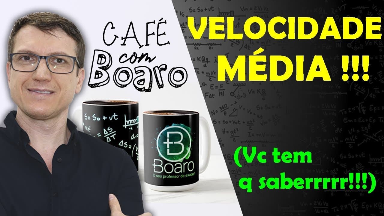 Thumbnail: VELOCIDADE MÉDIA - Cinemática - EXERCÍCIOS para REVISÃO de FÍSICA - EXC007