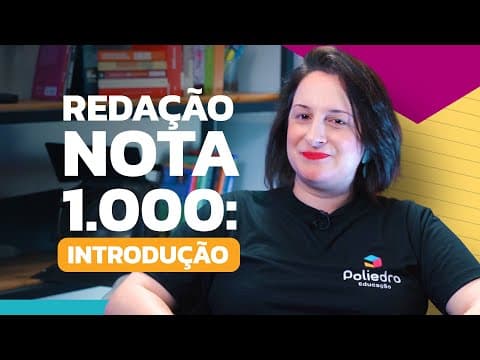 Thumbnail da aula: Como escrever uma boa introdução para a redação do Enem? | Redação nota 1.000