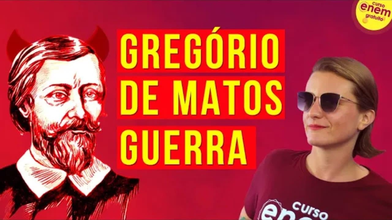 Thumbnail: GREGÓRIO DE MATOS GUERRA: O "BOCA DO INFERNO" | BARROCO | Resumo de Literatura Enem. Profe Camila