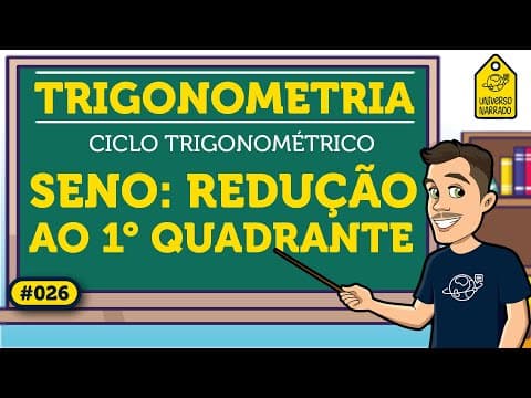 Thumbnail da aula: Seno : Redução ao Primeiro Quadrante | Trigonometria