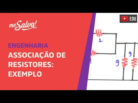 Thumbnail da aula: Me Salva! CRC03 - Associação de Resistores: Exemplo