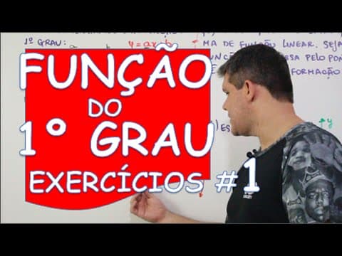 Thumbnail da aula: FUNÇÃO AFIM - EXERCÍCIOS # 1