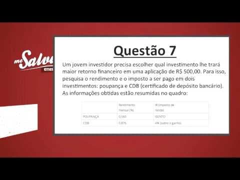 Thumbnail da aula: Me Salva! ENEM 2013 - Matemática: As questões que você DEVE saber!