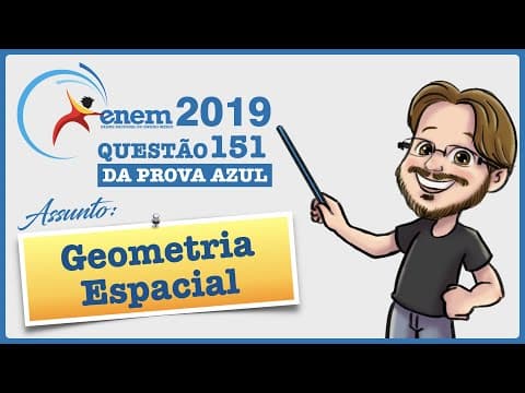 Thumbnail da aula: ENEM 2020 || Geometria Espacial || Uma das Sete Maravilhas do Mundo Moderno é o Templo de Kukulkán,
