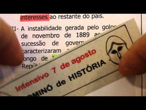 Thumbnail da aula: VESTIBULAR PARA MEDICINA / UFRGS 2013 História (questão 12)