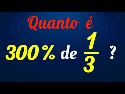 Thumbnail da aula: 🤔 QUAL É O VALOR DESSA PORCENTAGEM ?? Matemática básica todo dia.📚🚀
