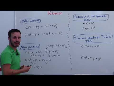 Thumbnail da aula: Matemática - Fatoração
