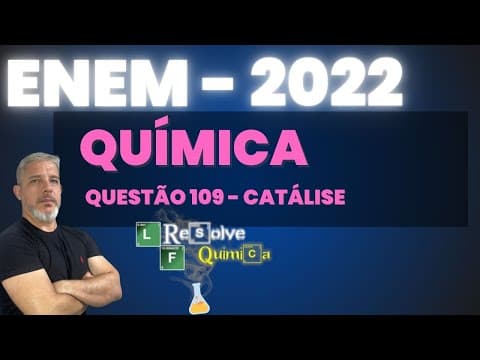 Thumbnail da aula: ENEM 2022 Química A biomassa celulósica pode ser utilizada para a produção de etanol de segunda gera