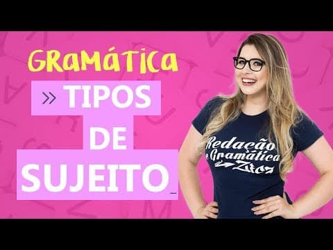 Thumbnail da aula: SUJEITO - Sintaxe - PROFA. PAMBA