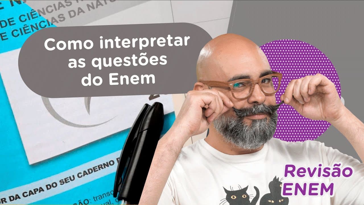 Thumbnail: Como interpretar as questões do Enem | Linguagens | Revisão Enem