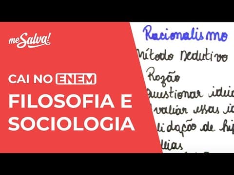 Thumbnail da aula: Cai no ENEM: Filosofia e Sociologia