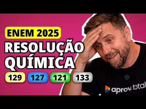 Thumbnail da aula: ENEM 2025 QUÍMICA – Questão 129 | Nos processos de transformação e reciclagem de recursos naturais
