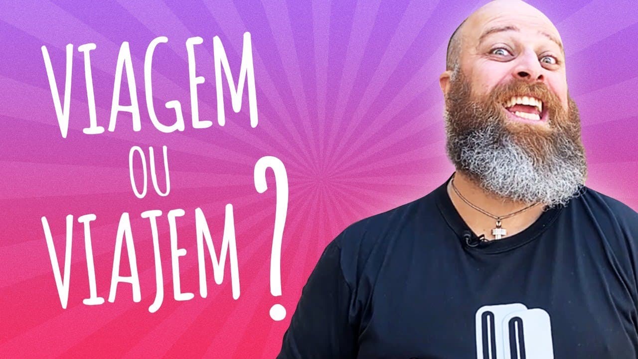 Thumbnail: Estão viajando nos comentário!!! Viagem ou Viajem?? Prof. Noslen explica!!!