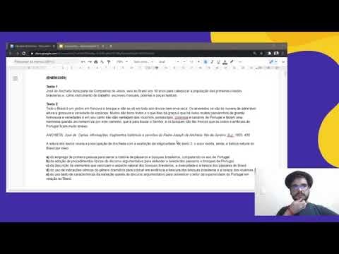 Thumbnail da aula: Revisão de Literatura ENEM 2020 - Exercícios