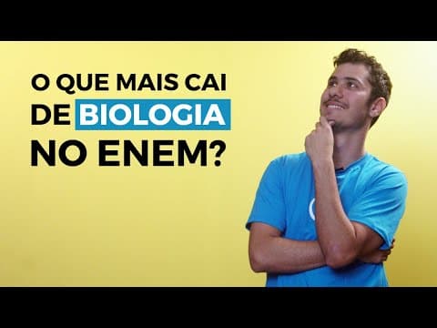 Thumbnail da aula: O que mais cai de Biologia no Enem? - Brasil Escola