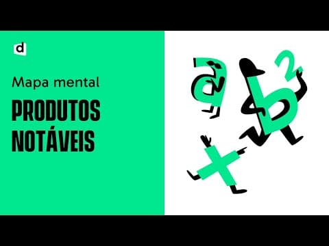Thumbnail da aula: Notando Produtos Notáveis! | Matemática | Quer Que Desenhe