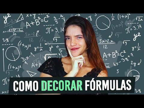 Thumbnail da aula: MACETES E MÚSICAS PARA DECORAR FÓRMULAS DE MATEMÁTICA E FÍSICA! (Débora Aladim)