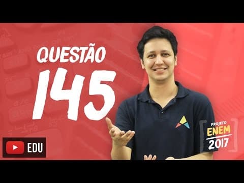 Thumbnail da aula: Enem 2016 - Matemática | Questão 145 (Caderno Rosa)