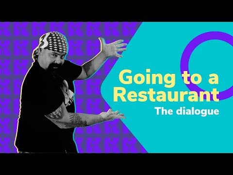 Thumbnail da aula: Going to a restaurant: The dialogue | Inglês 2.0
