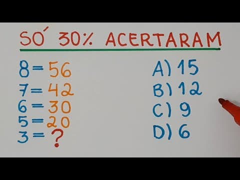 Thumbnail da aula: 🔥 HELP MATEMÁTICA BÁSICA - Desafio de Lógica Bugante #243