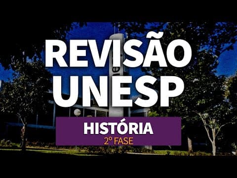 Thumbnail da aula: REVISÃO UNESP: História | ProEnem