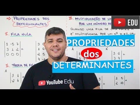 Thumbnail da aula: 🔴 DETERMINANTES: PROPRIEDADES