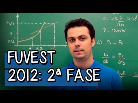 Thumbnail da aula: FUVEST 2012: 2ª Fase - Física | Descomplica